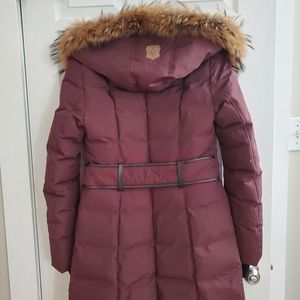 Mackage bordeaux down coat XS